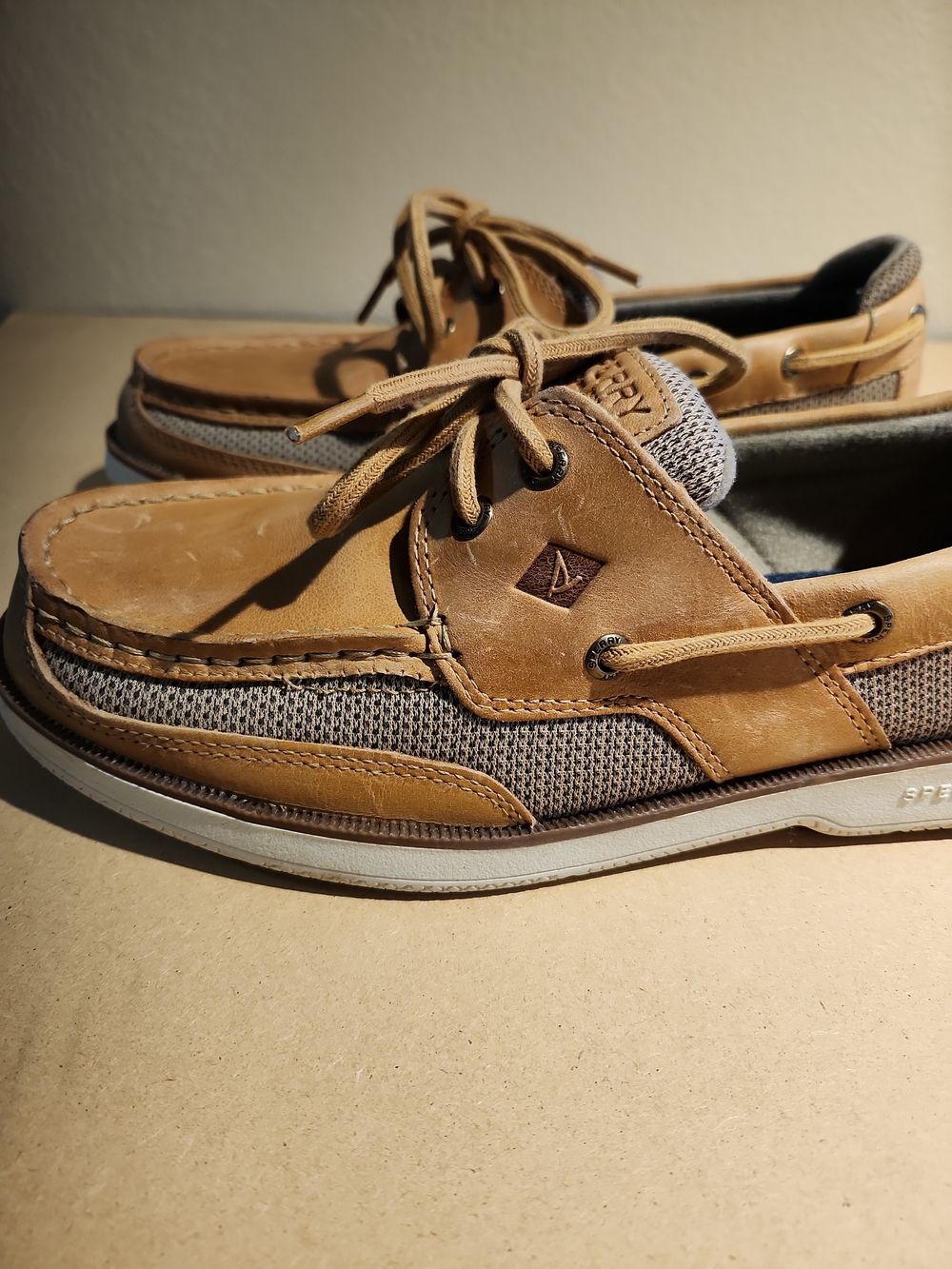 Sperry Top-Sider Boat Shoes – Tan Leather (Men’s) 9